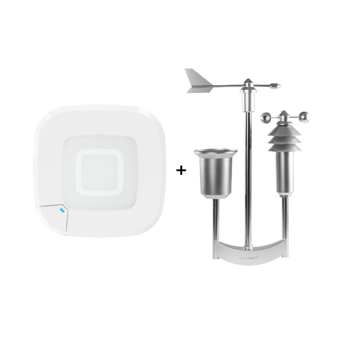 Homematic IP Starter Set Wetterstation mit Wettersensor – Pro - mit Access Point 2