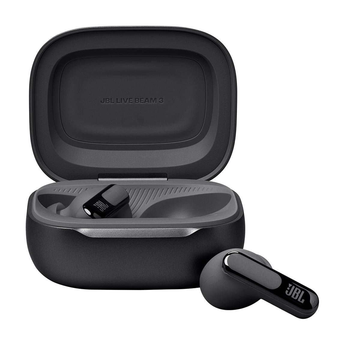 Thumbnail - JBL Live Beam 3 - Kabelloser In-Ear Noise Cancelling Kopfhörer mit Smart Charging Case - Schwarz