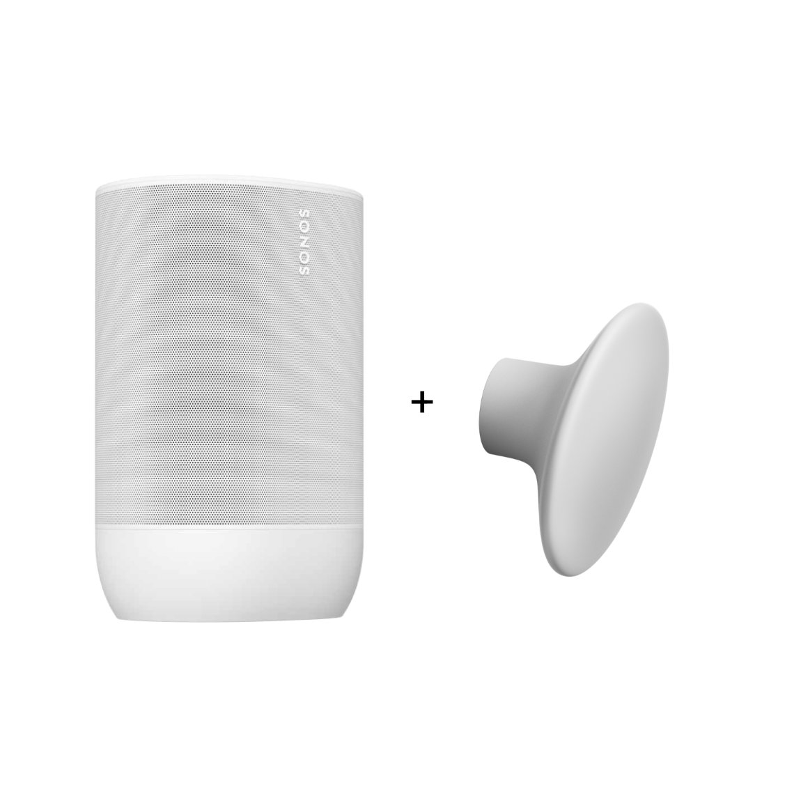 Sonos Set - mit Move 2 und Wandhalterung - Wei&szlig;