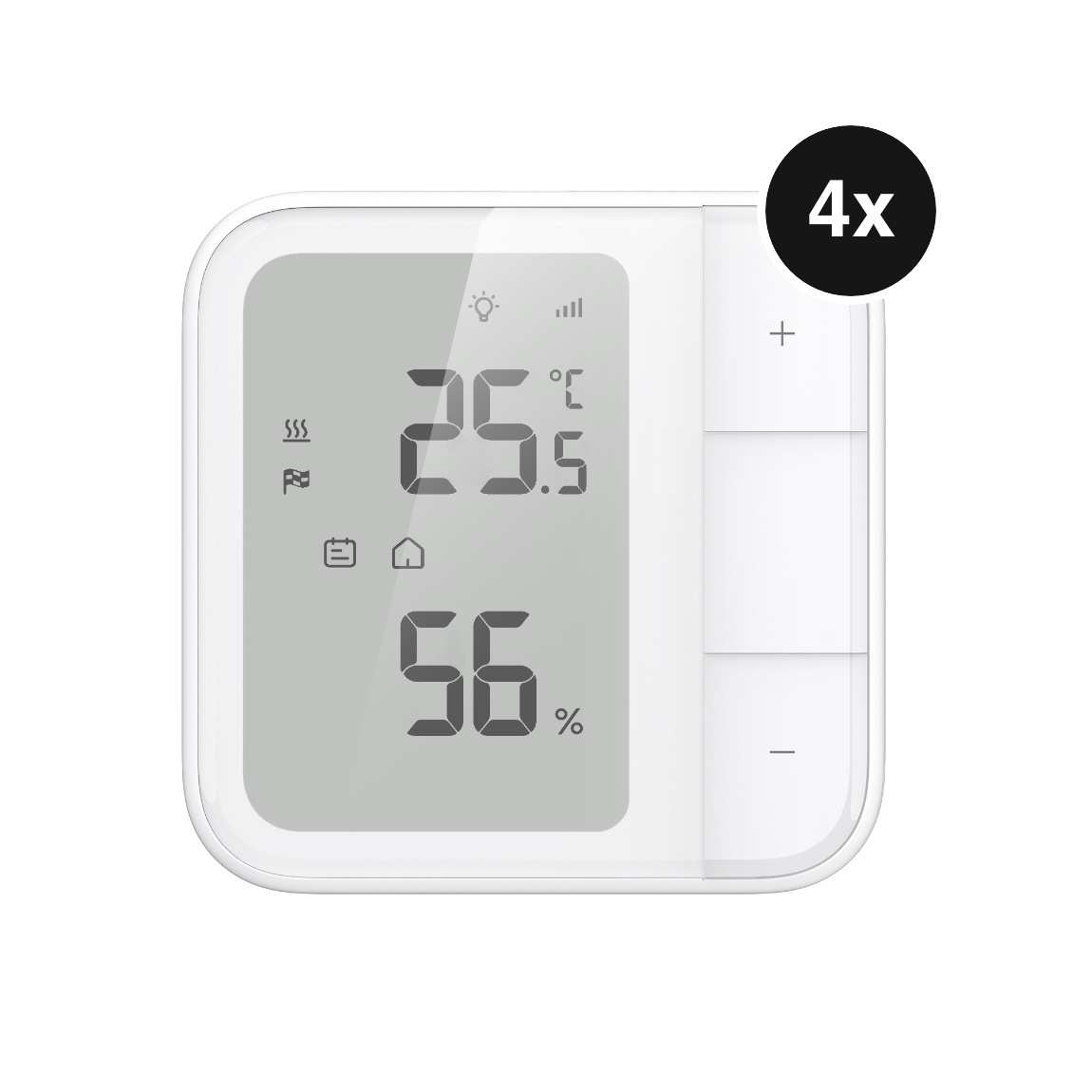 Aqara Floor Heating Thermostat W500 - Wandthermostat für Fußbodenheizungen - 4er-Set