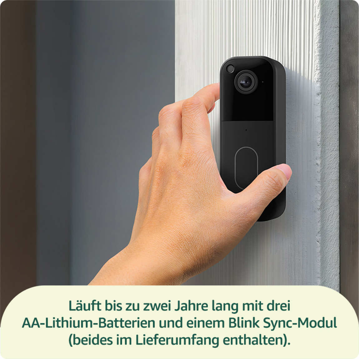 Thumbnail - Blink Video Doorbell 2 mit Sync Module Core- Schwarz