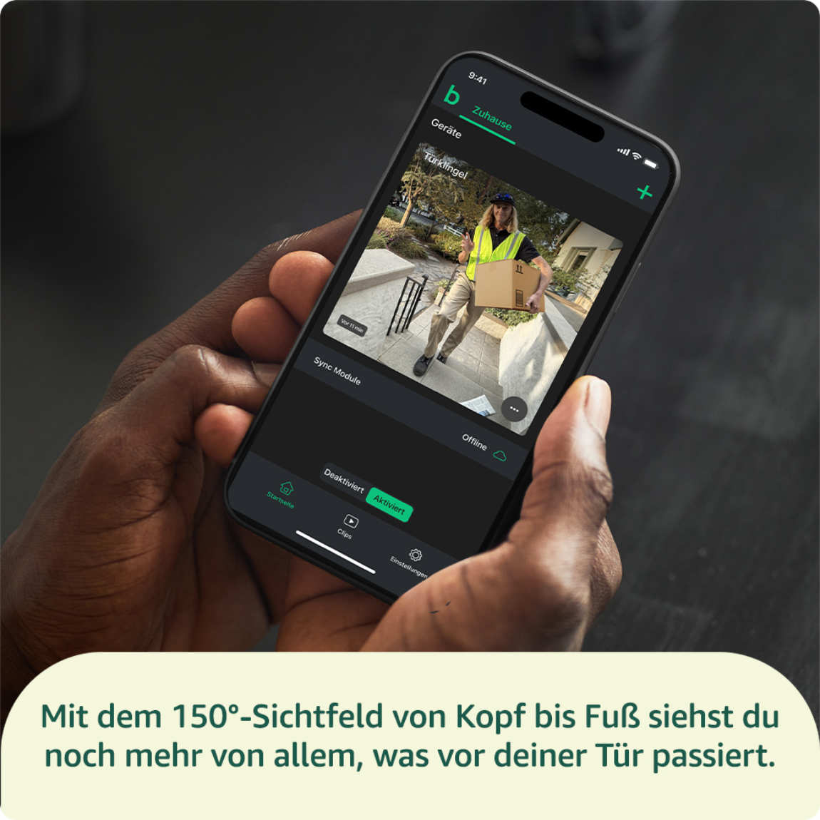 Thumbnail - Blink Video Doorbell 2 mit Sync Module Core- Schwarz
