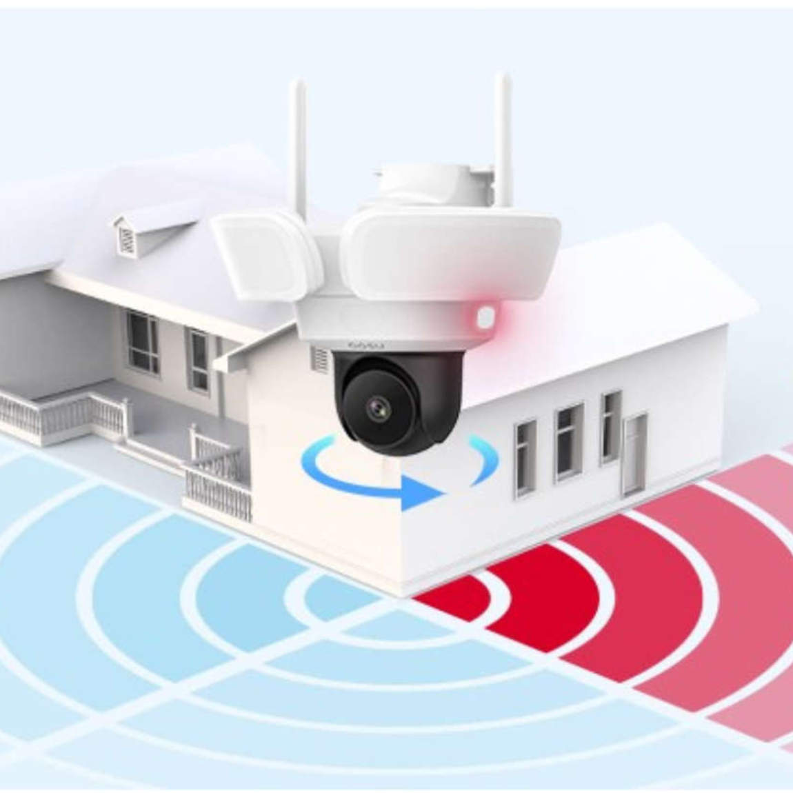 Thumbnail - aosu FloodlightCam Pro - Weiß