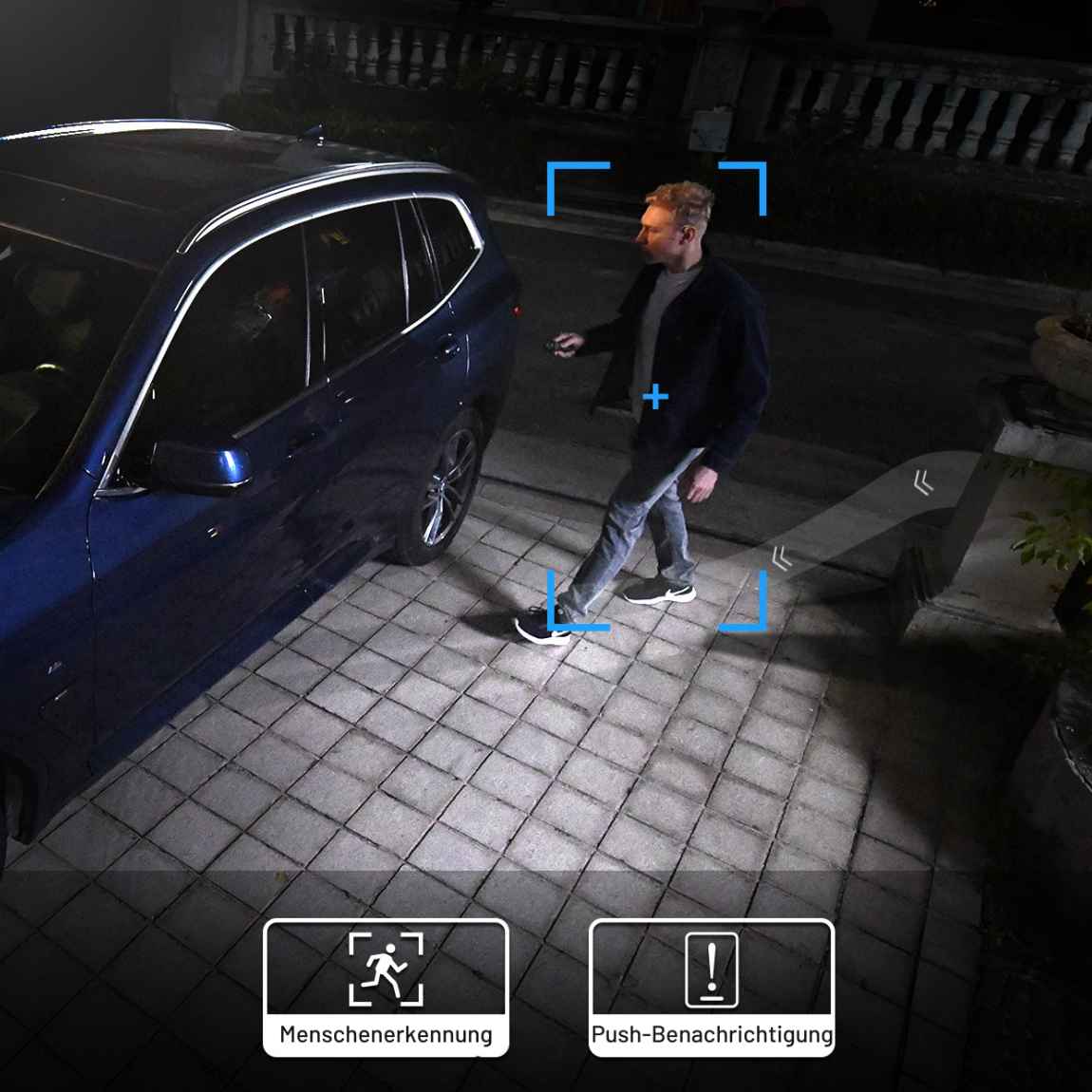 AOSU Smart Security SolarCam D1 Classic, Weiß, 2er-Pack — Foto 5 von 6
