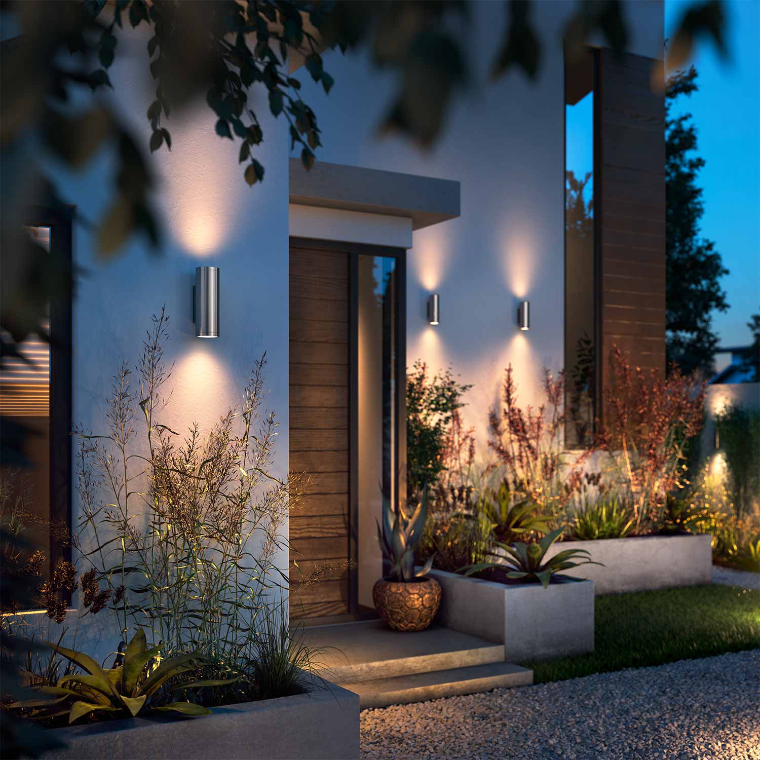 Philips Hue White & Color Ambiance Appear Outdoor Wandleuchte Silber - Bild 6