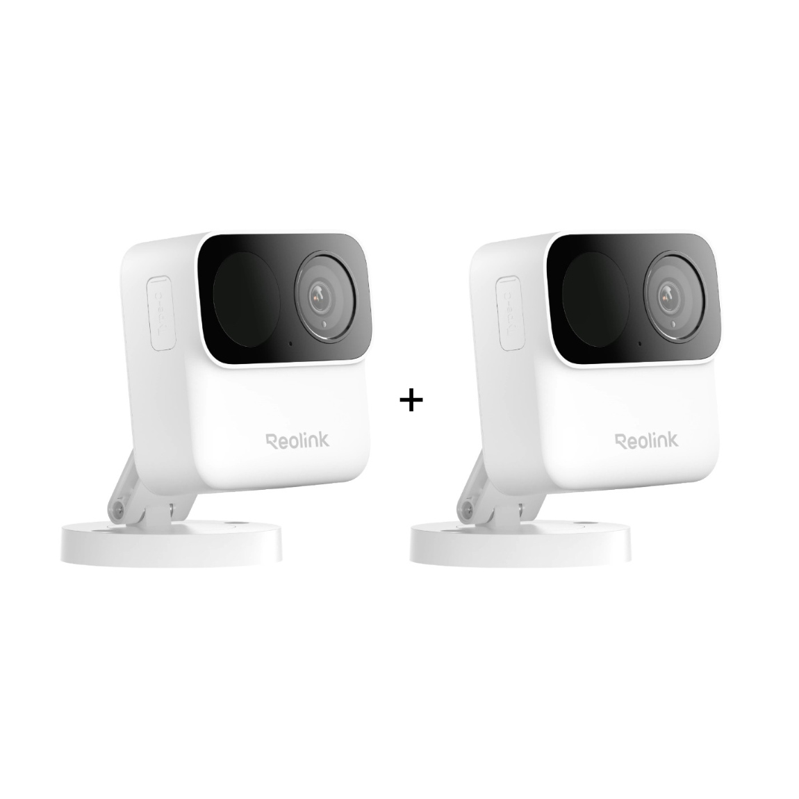 Reolink Argus MagiCam - 2MP WLAN-Außenkamera - 2er-Set - Weiß
