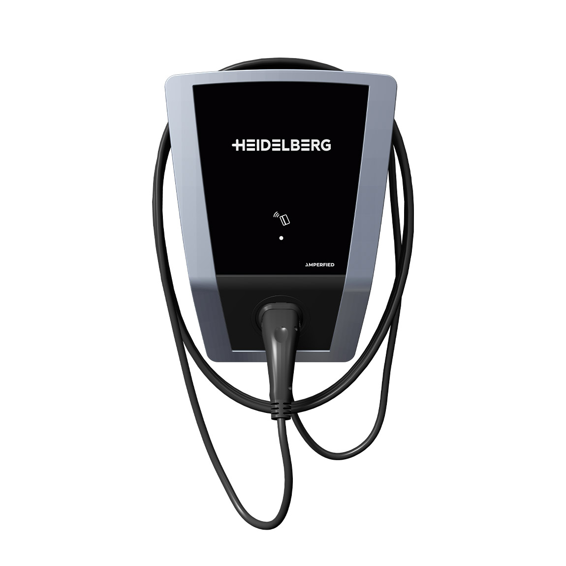 Heidelberg Wallbox Connect.Business 11kW mit Typ 2 Ladekabel 5m - Schwarz