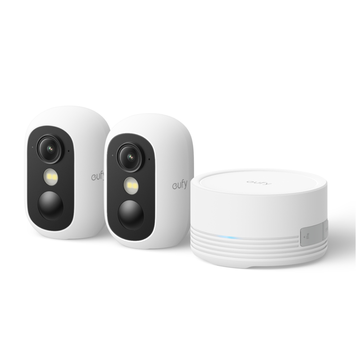 eufyCam C35 - 2er-Kamera-Set mit Homebase Mini - Wei&szlig;