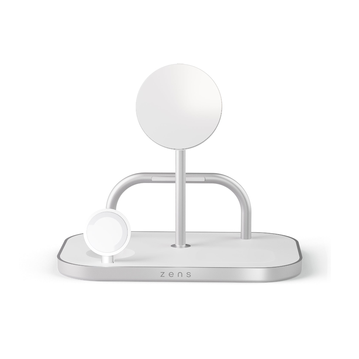 Zens 4-1 Wireless Charger - Verstellbare 4-in-1 Ladestation mit Qi2 - Weiß