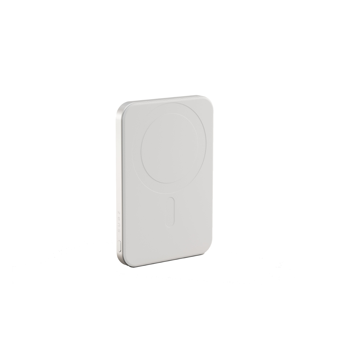 Zens Powerbank Pro 1 - Schlanker Zusatzakku mit 5.000 mAh, 15W - Weiß