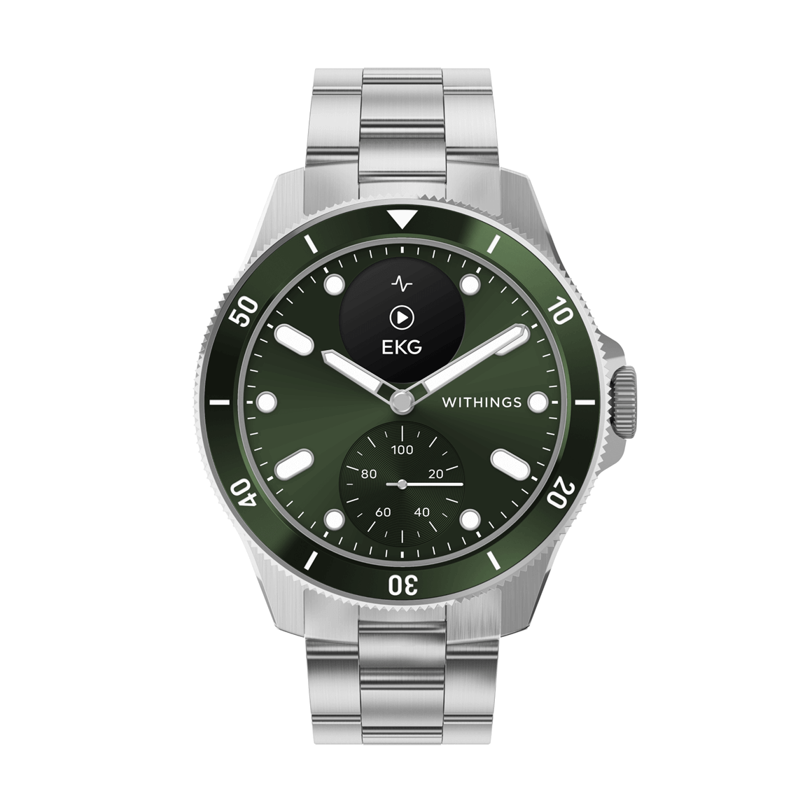 Withings ScanWatch Nova - Hybrid Smartwatch f&uuml;r t&auml;gliches Gesundheitstracking - Dunkelgr&uuml;n