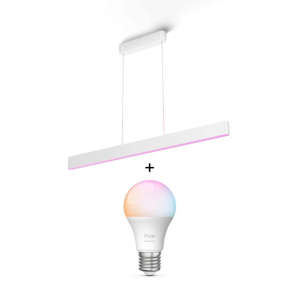 Philips Hue White & Color Ambiance Ensis Deckenleuchte Pendelleuchte Weiß Weiss - Bild 7