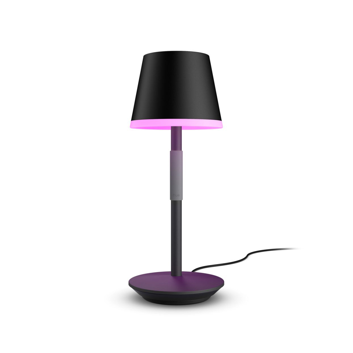Philips Hue White & Color Ambiance Go - Tragbare Tischleuchte - Schwarz