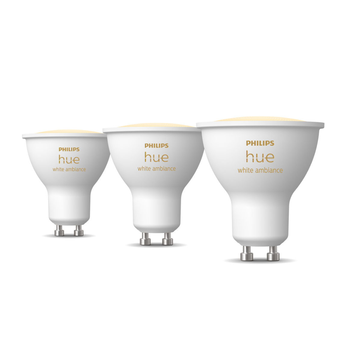 Philips Hue White Ambiance Gu10 Dreierpack 3X400lm Größe 3 Licht - Image 2