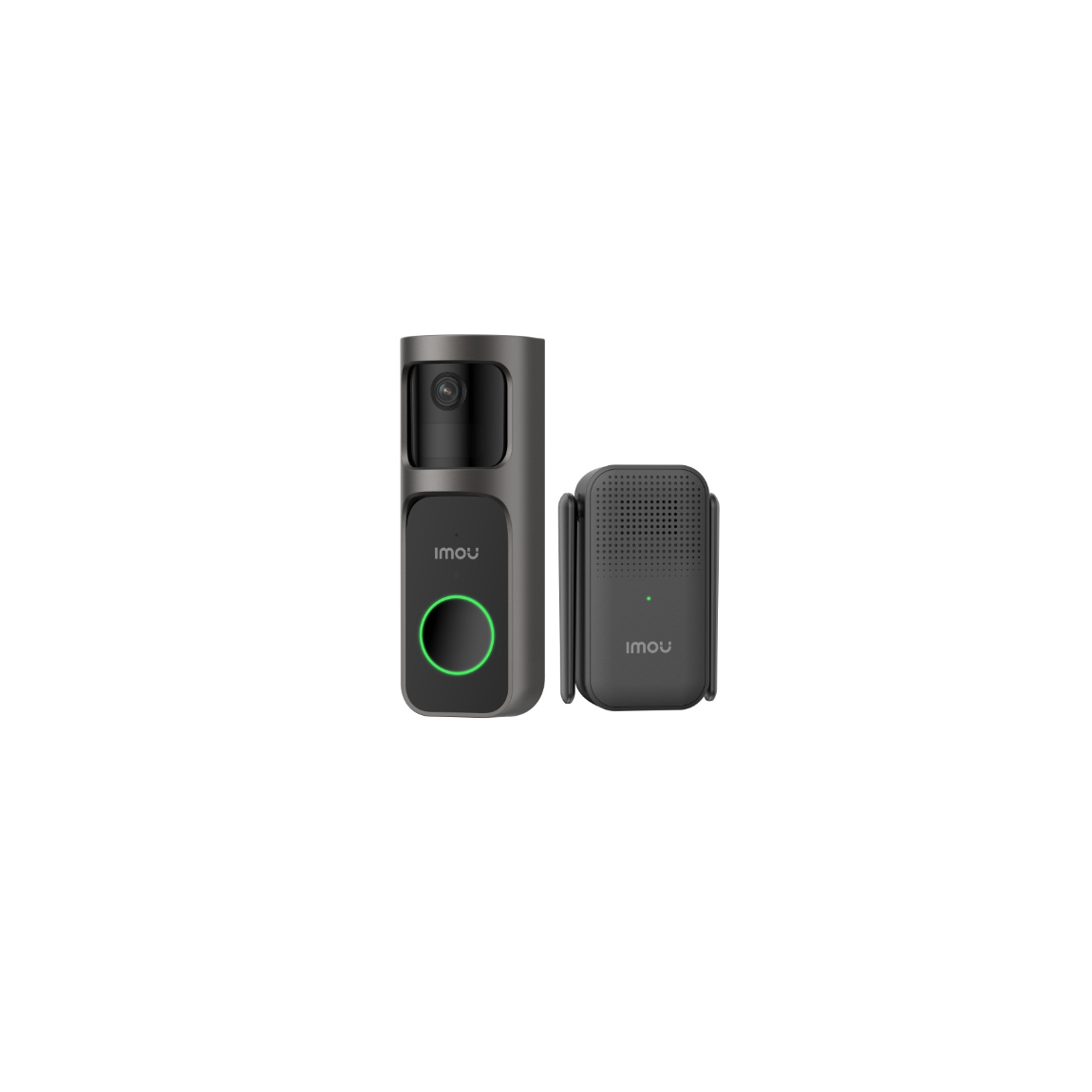 Imou Doorbell 2S Kit - 2K WLAN-Akku-Videotürklingel mit Gong - Schwarz