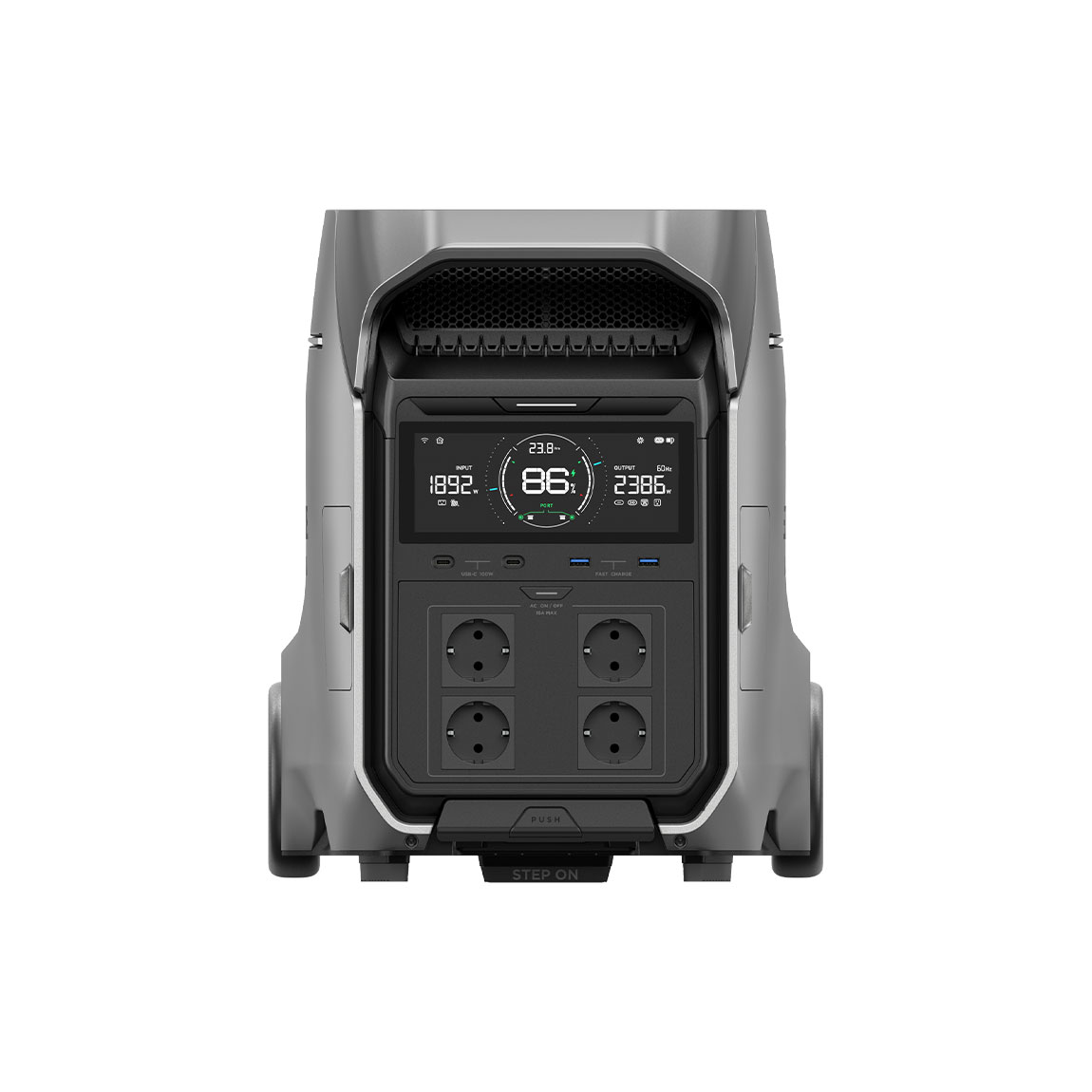 EcoFlow DELTA Pro 3 - Tragbare Powerstation - Silber Silver
