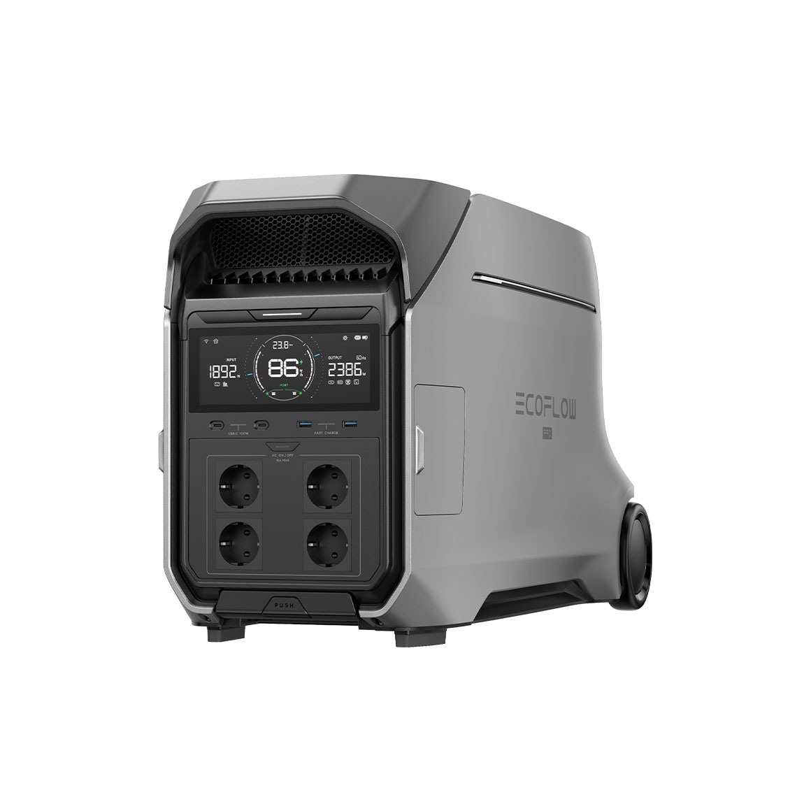 EcoFlow DELTA 3 - Tragbare Powerstation - Silber