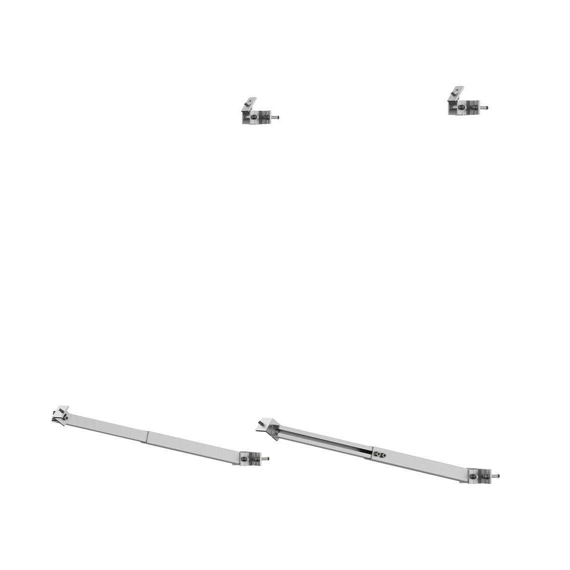 EcoFlow Verstellbare Halterung - Fassade - Silber