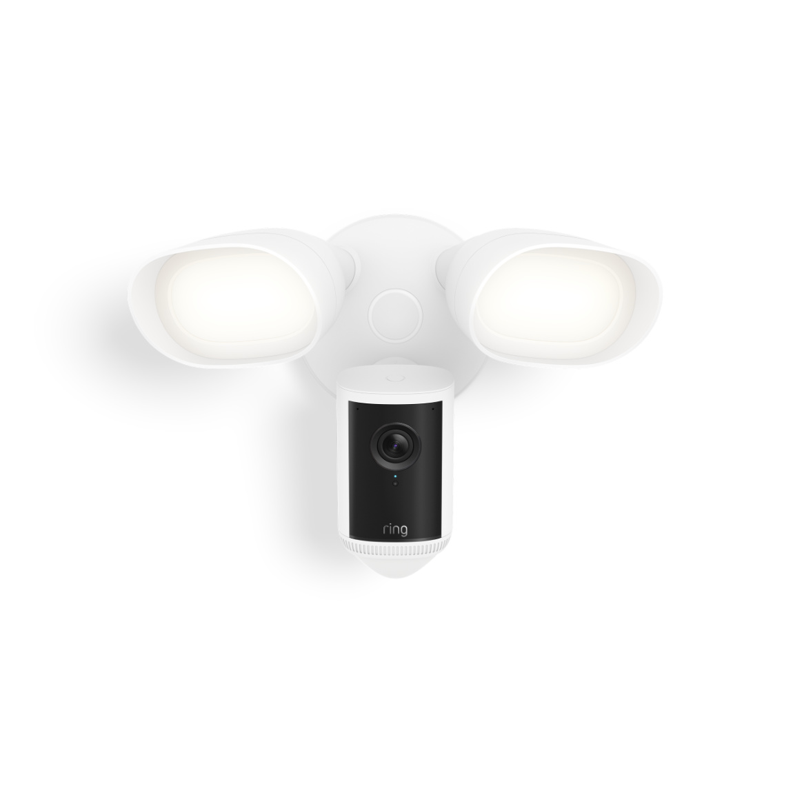 Ring Floodlight Cam Pro (2. Gen.) - 4k-Außenkamera mit Flutlicht - Weiß