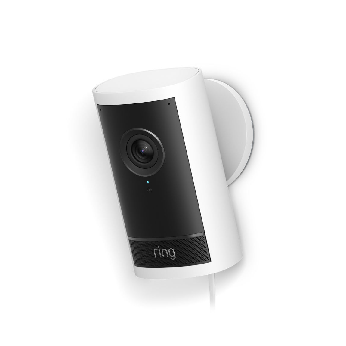 Ring Outdoor Cam Pro Plugin - 4K-Außenkamera mit Netzstecker - Weiß