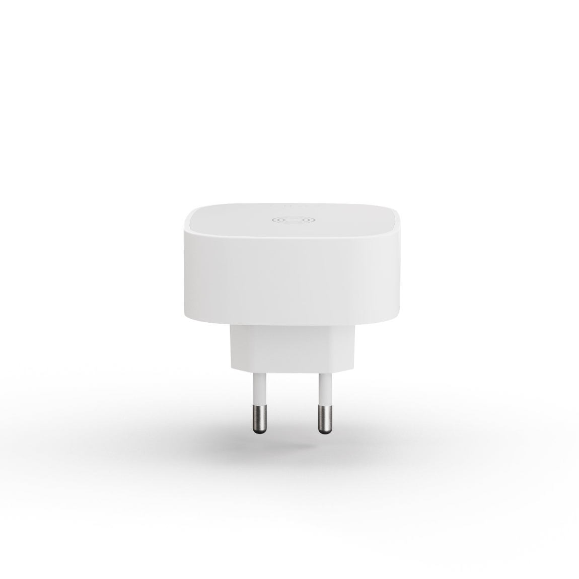Zens Wireless Charging Adapter (EU) - Duo-Ladestecker mit Qi2 - Weiß