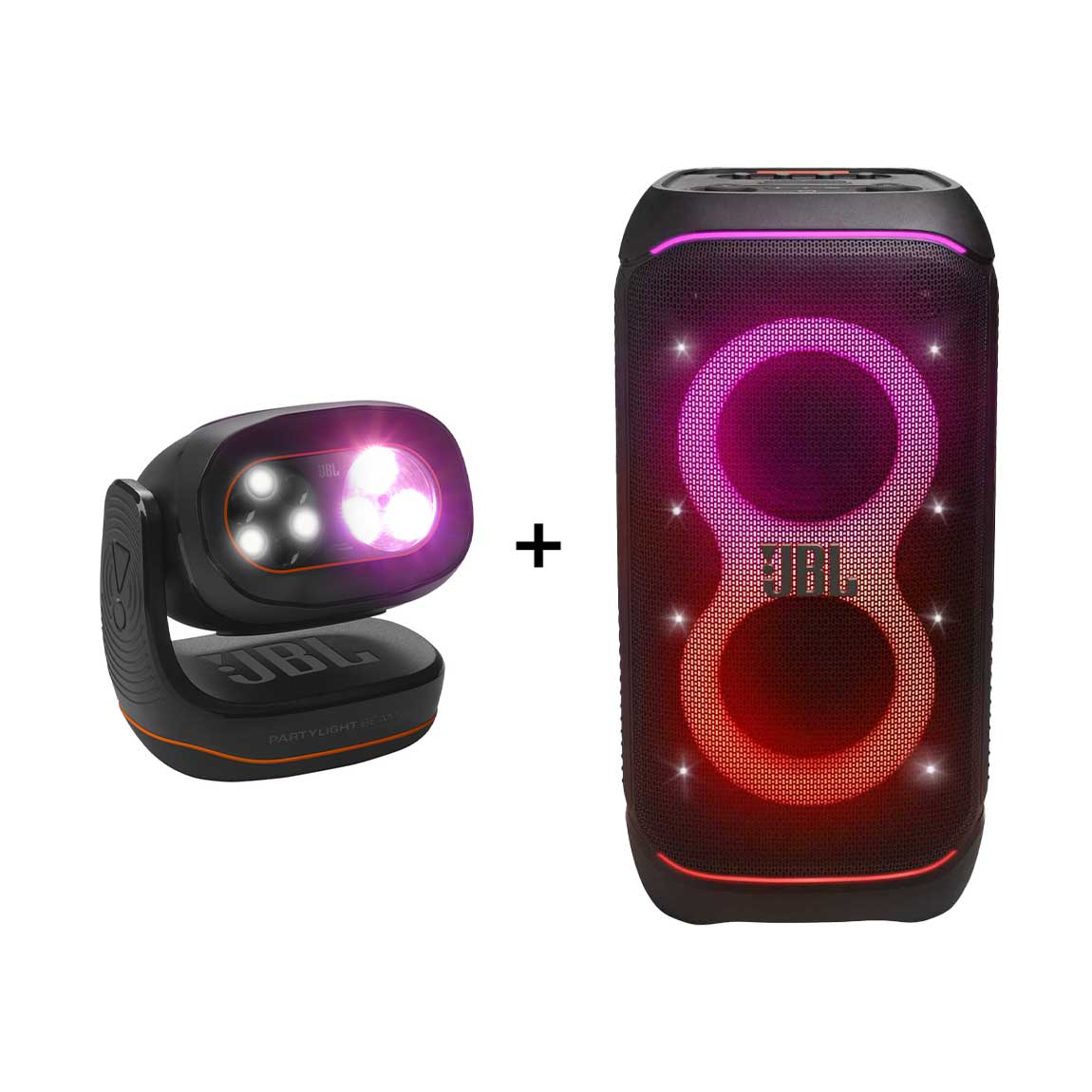 JBL Partylight Beam + PartyBox Stage 320