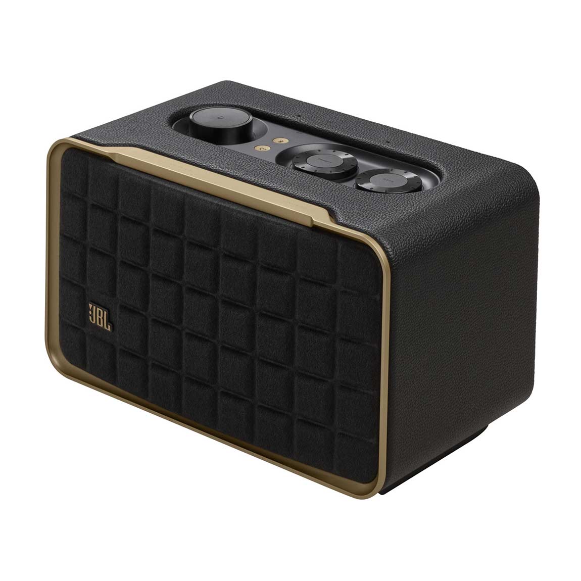 JBL Authentics 200 - Smart Home Lautsprecher im Retro-Design - Schwarz