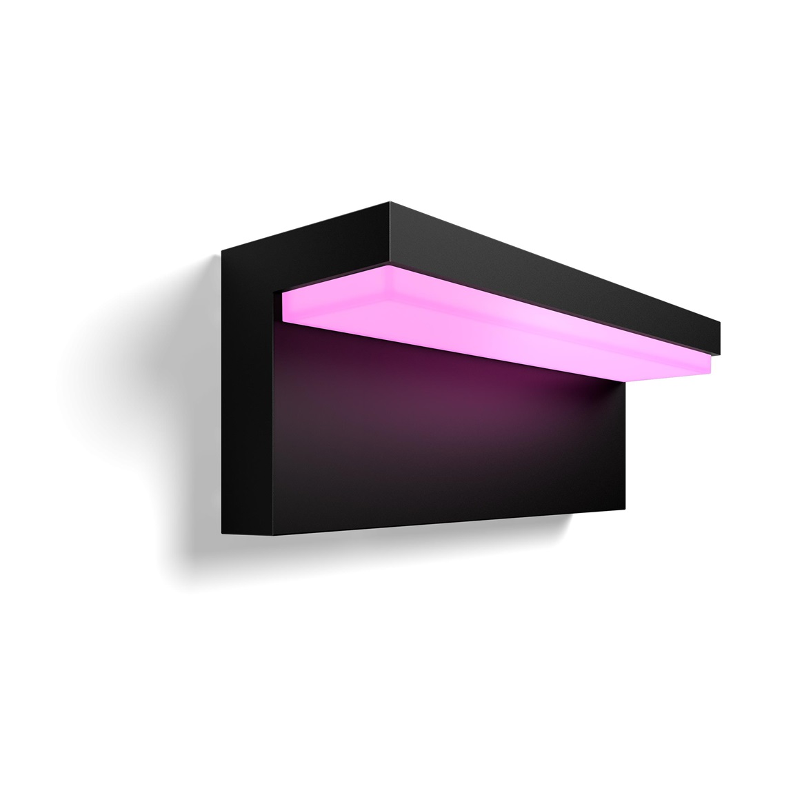 Philips Hue White & Col. Amb. Nyro Wandleuchte 1020 lm - Schwarz