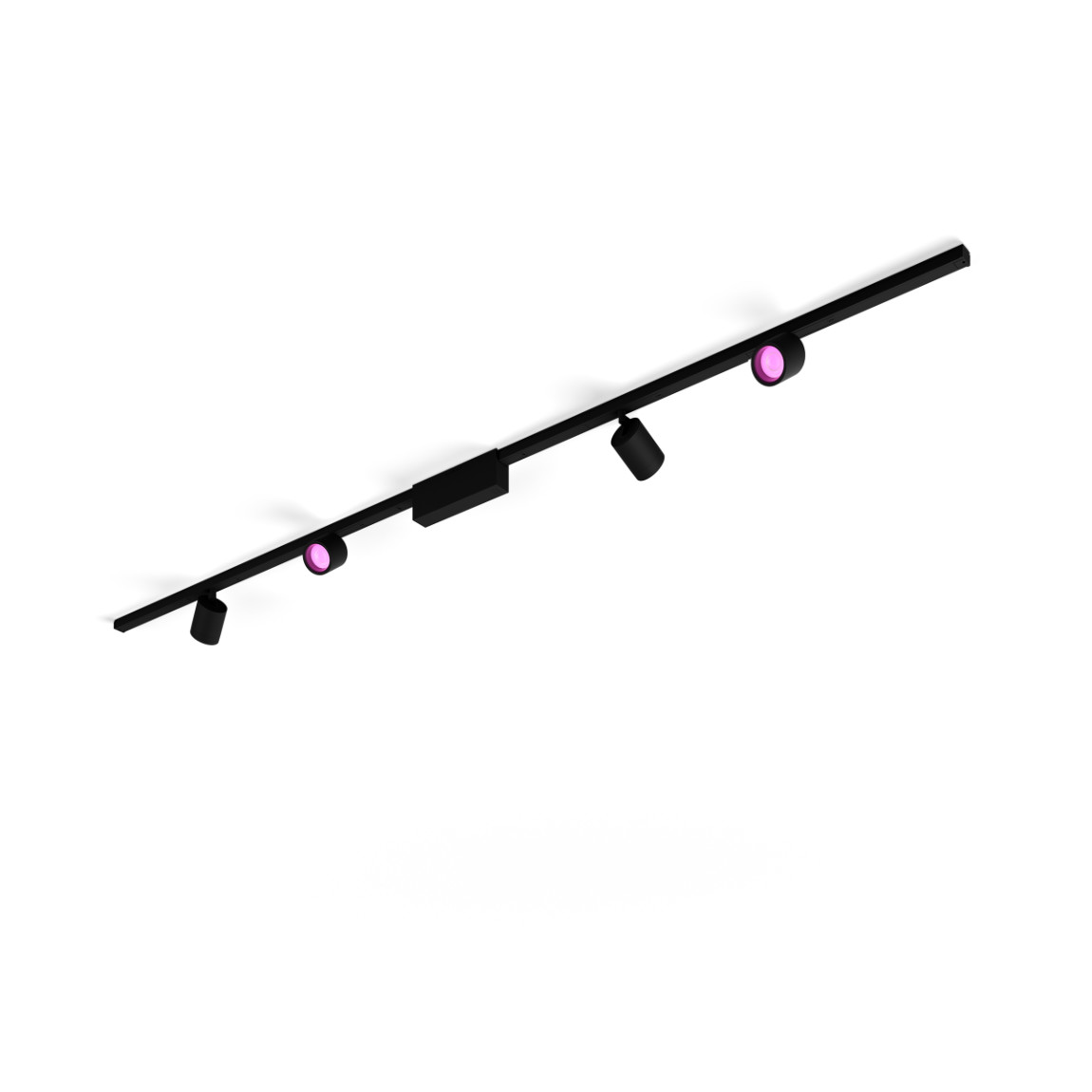 Philips Hue Perifo Basis-Set Deckenleuchte 4 Spots - Schwarz