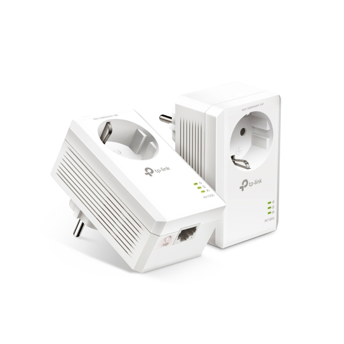TP-Link TL-PA7017P KIT AV1000 - Gigabit Powerline Starter Kit mit Steckdose - Wei&szlig;