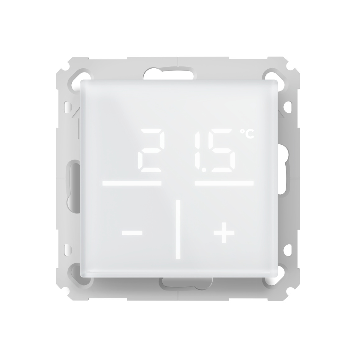Homematic IP Glas-Wandthermostat mit CO2-Sensor - Wei&szlig;