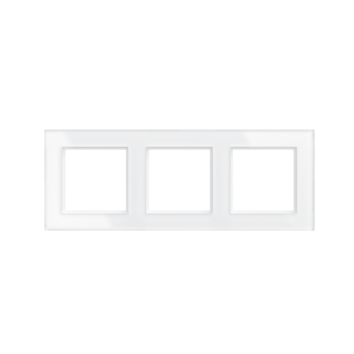 Homematic IP Glasrahmen – 3-fach - Weiß