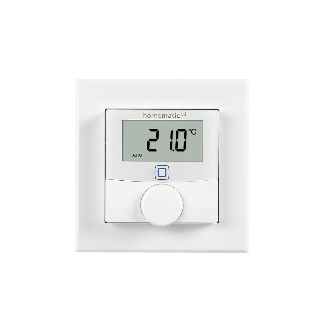 Homematic IP Wandthermostat mit Schaltausgang &ndash; f&uuml;r Markenschalter, 230V - Wei&szlig;