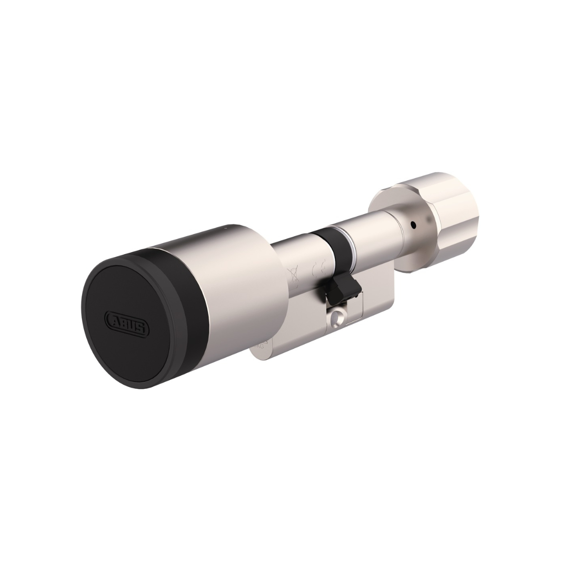 ABUS CYLOX™ One 40 / 40 - Smarter Türzylinder mit Innenknauf - Silber