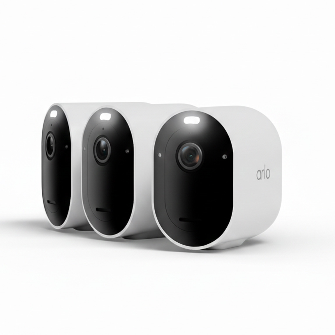 Arlo PRO 6 2K+ Überwachungskamera - 3er-Set - Weiß