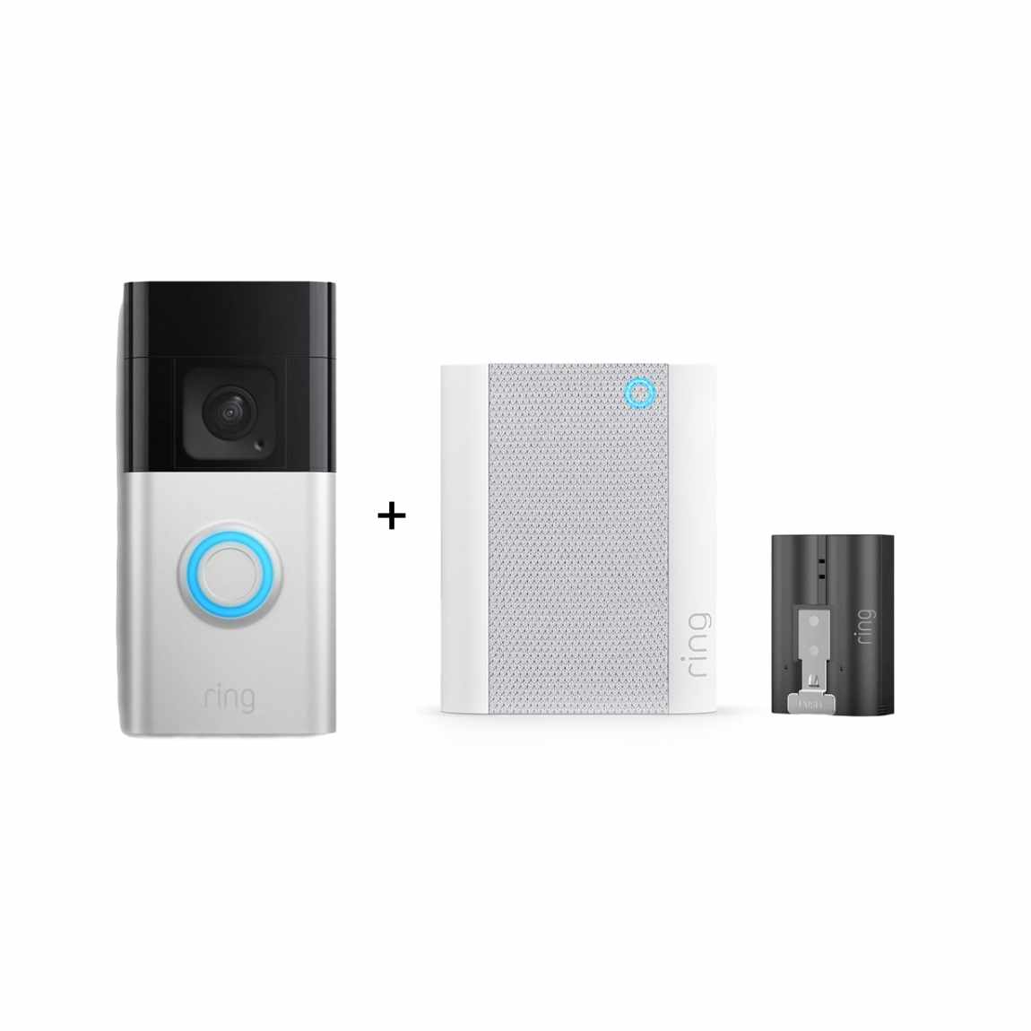 Ring Battery Video Doorbell Plus + Quick Release Battery