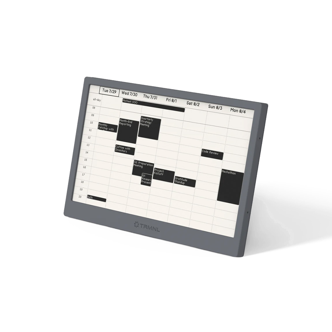 TRMNL Original - Smartes E-Ink Display (7,5") inkl. Battery Upgrade - Grau