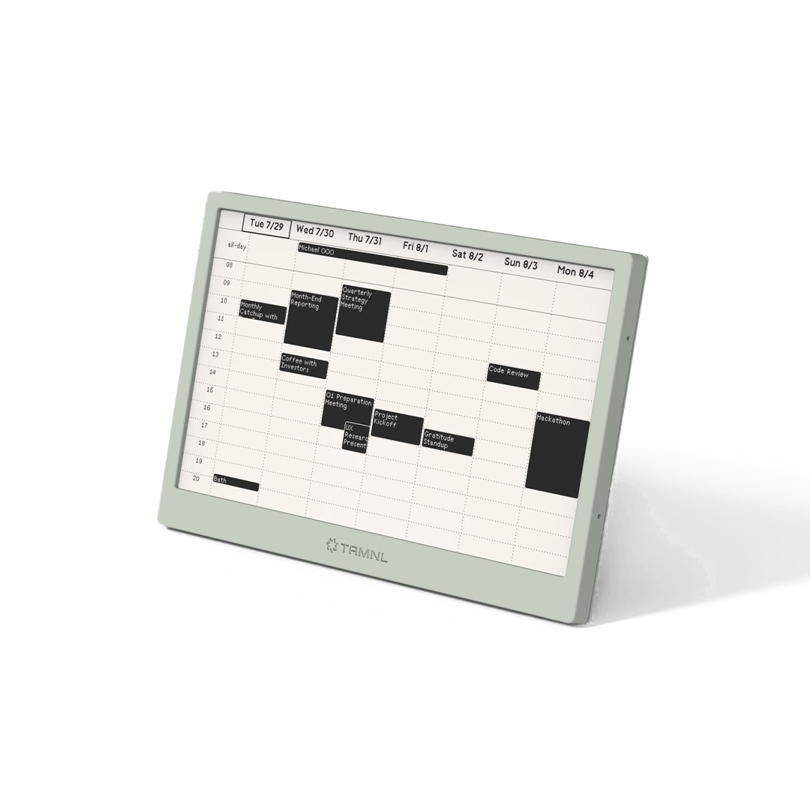 TRMNL Original - Smartes E-Ink Display (7,5") inkl. Battery Upgrade - Salbei