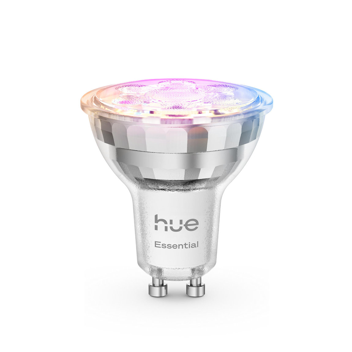 Philips Hue Essential White and Color Ambiance GU10 4,7W LED Lampe - Silber
