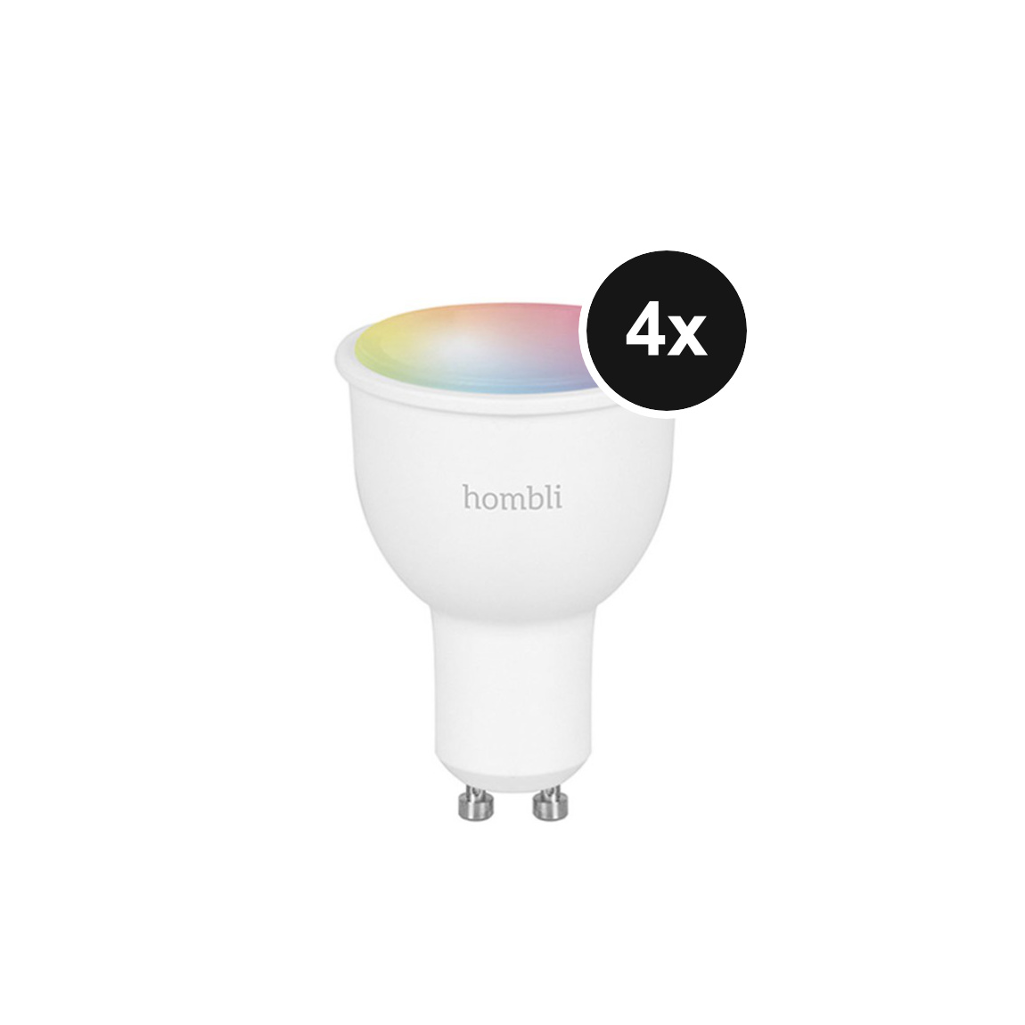 Hombli Smart Spot GU10 Color-Lampe 4er-Set