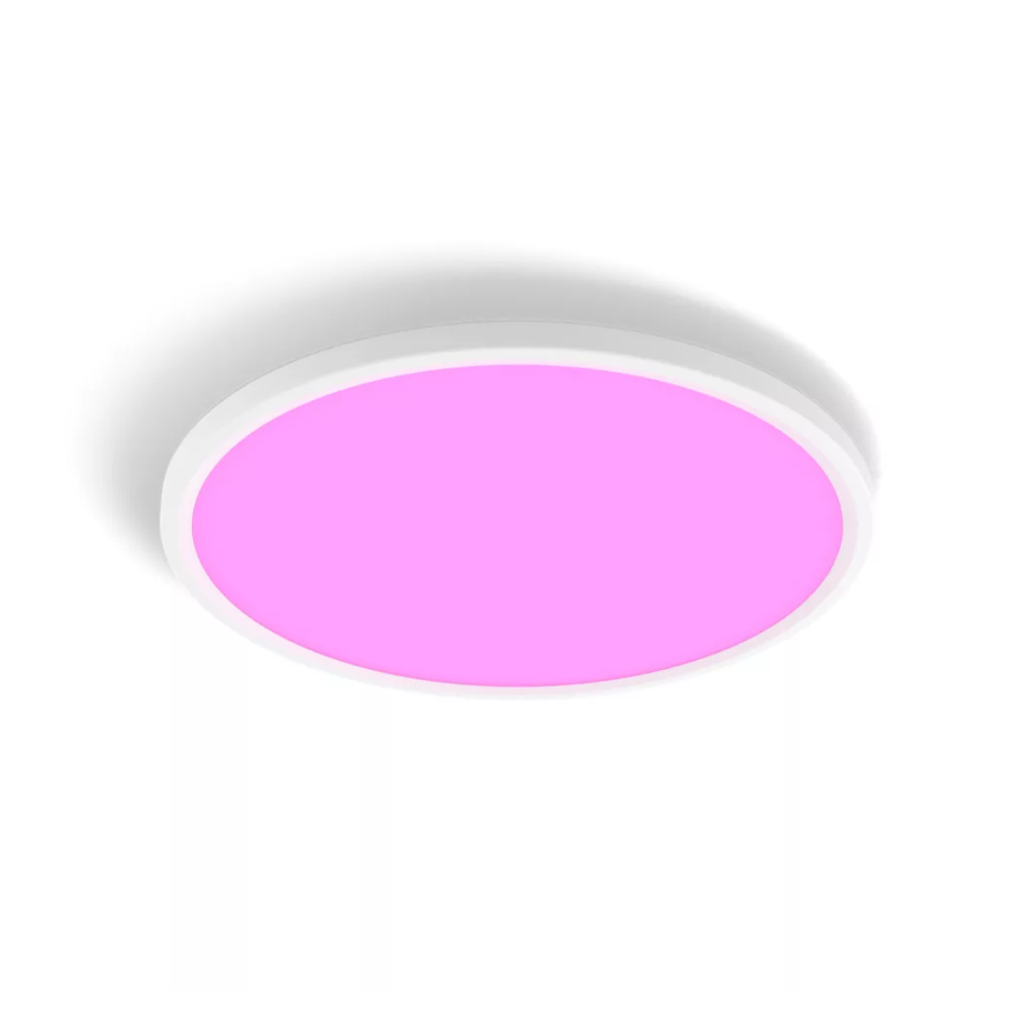 Philips Hue Devote Slim Deckenleuchte, M, 421 mm, Rund, Weiß | White and Colour Ambiance Licht, Smart-LED, 23 W, Dimmbar, Bluetooth-App-Steuerung, Smart Home - Bild 5
