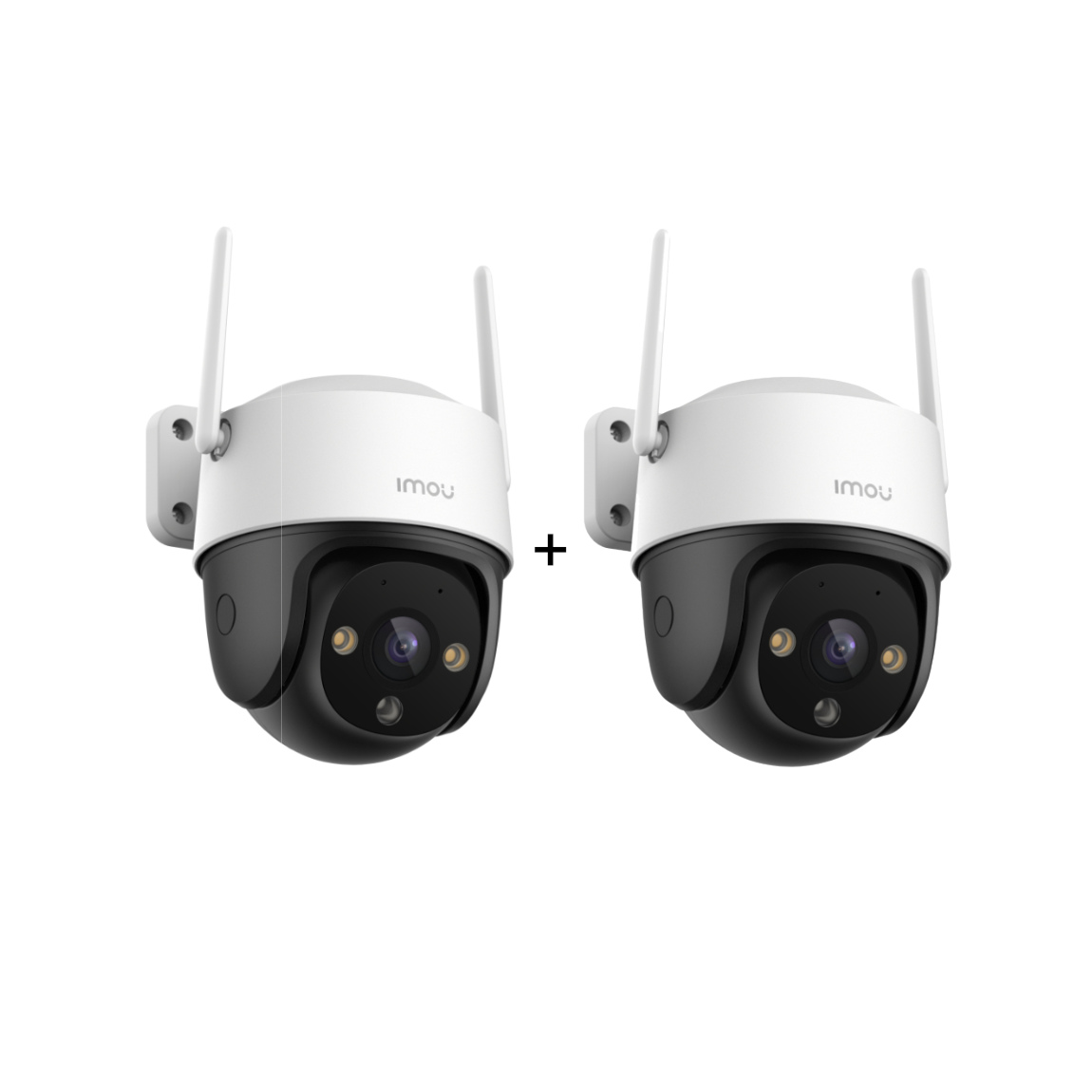 Imou Cruiser 2C 2K - WLAN-Außenkamera mit Schwenk-/Neigefunktion - 4er-Set