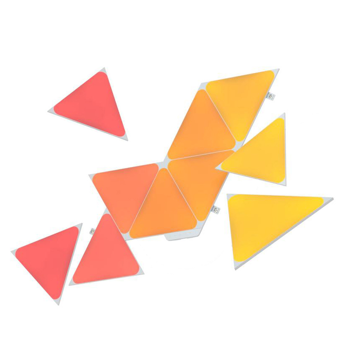 Nanoleaf Shapes Triangles Mini Erweiterung - 10er-Set- Wei&szlig;