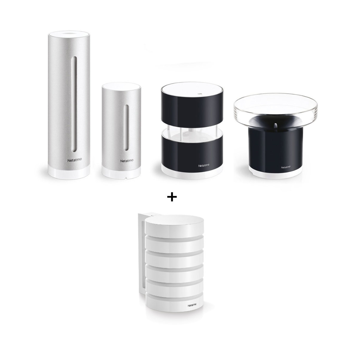 Netatmo Premium Set Wetterstation + Shield (Schutz- und Außenhalterung)