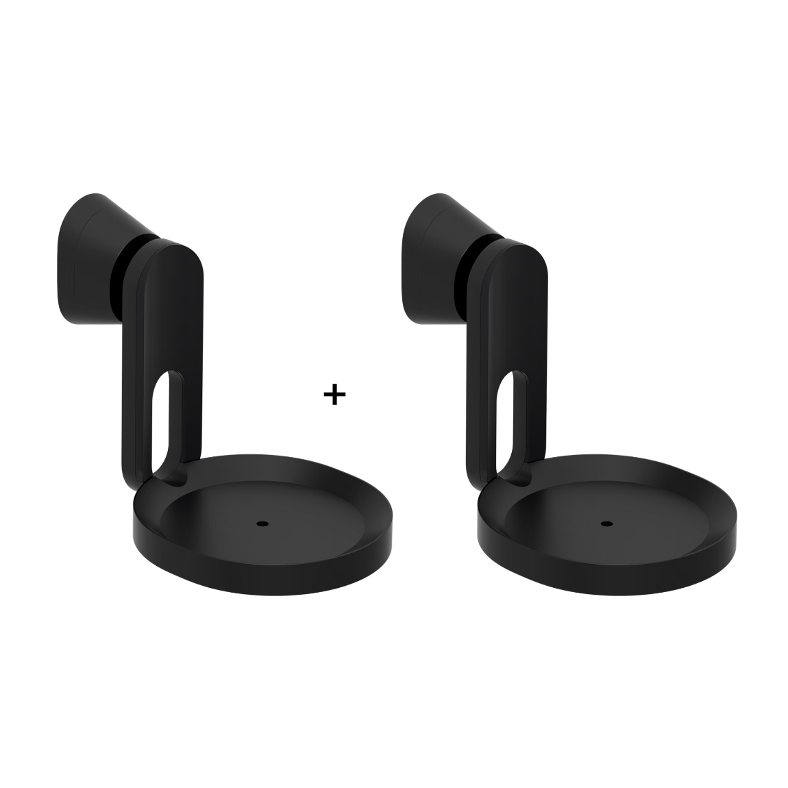 ERA 100 MOUNT PAIR Lautsprecher-Wandhalterung Schwenkbar Neigbar Wandabstand (max) 51 mm Schwarz 2 St