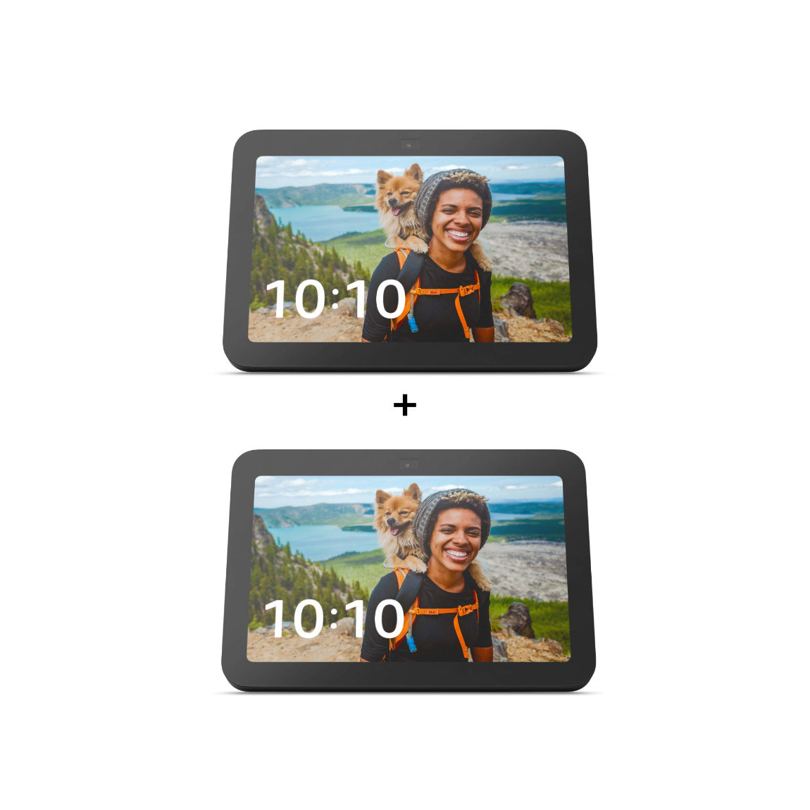 Amazon Echo Show 8 - 2023 mit Alexa+ - 2er-Set