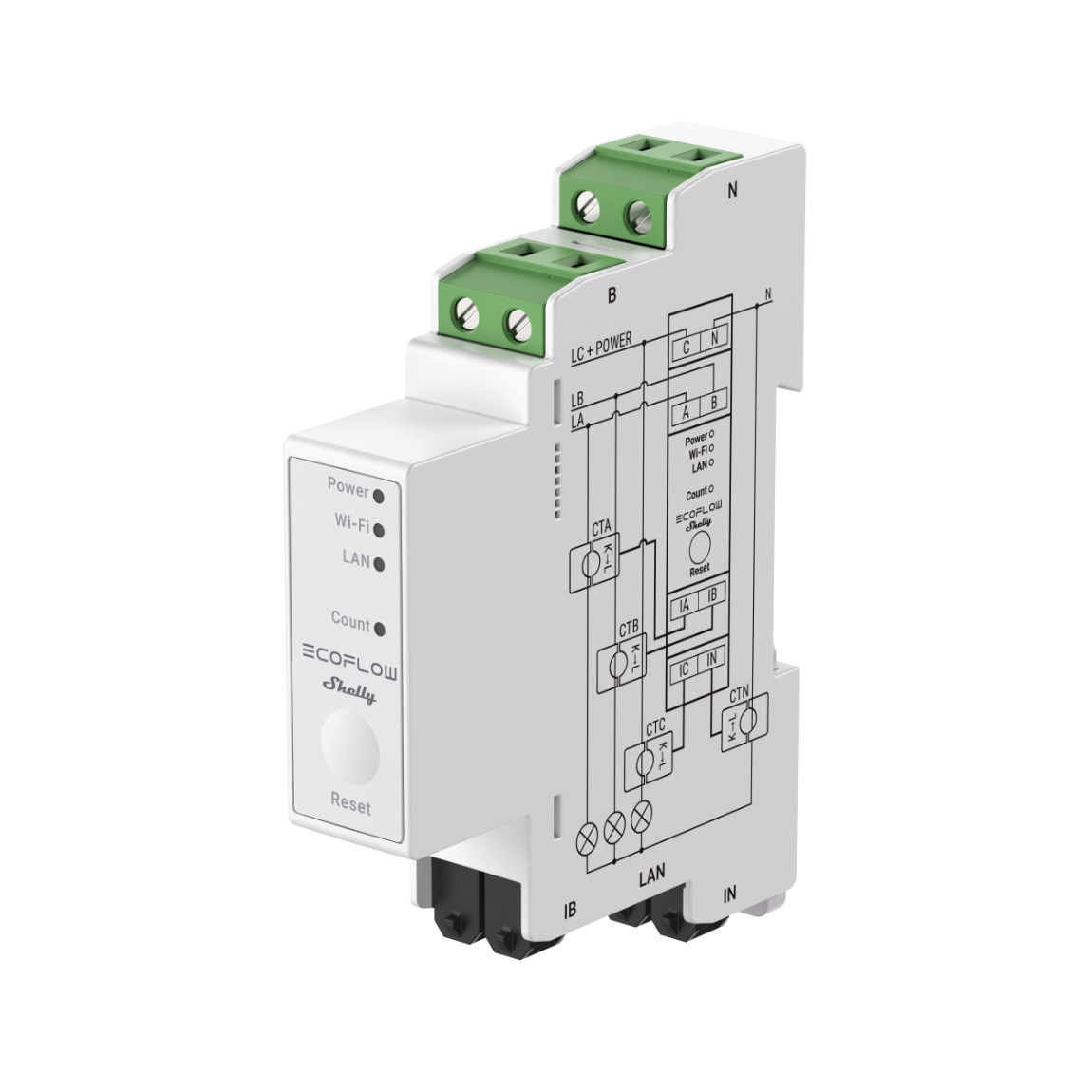 EcoFlow x Shelly Smart Meter - Weiß