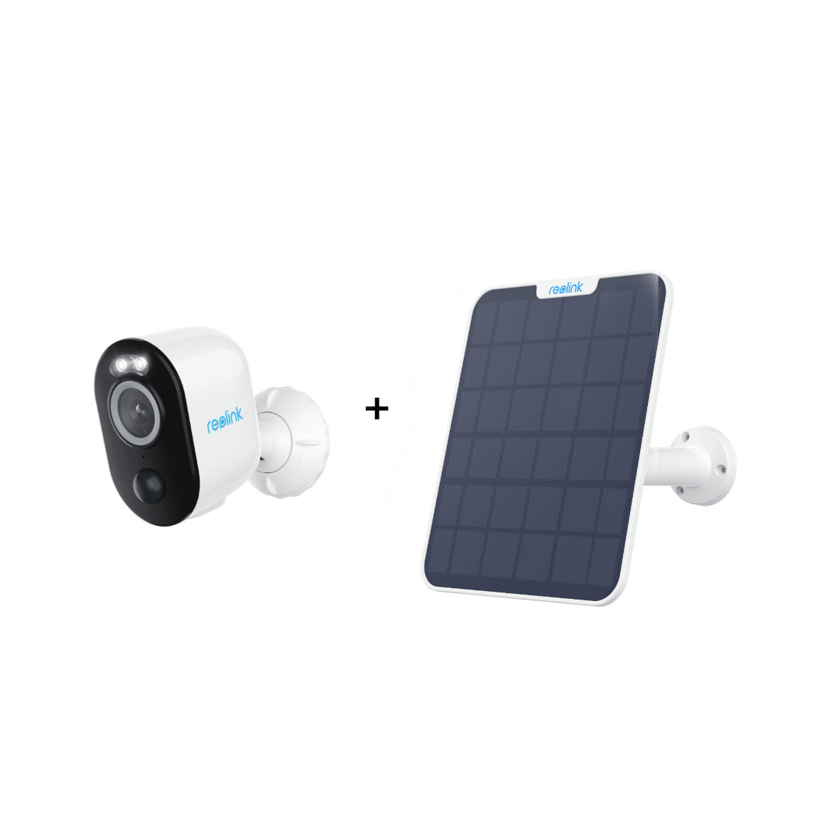 Reolink Set - mit Argus Series B330 + Solar Panel 2 - Weiß