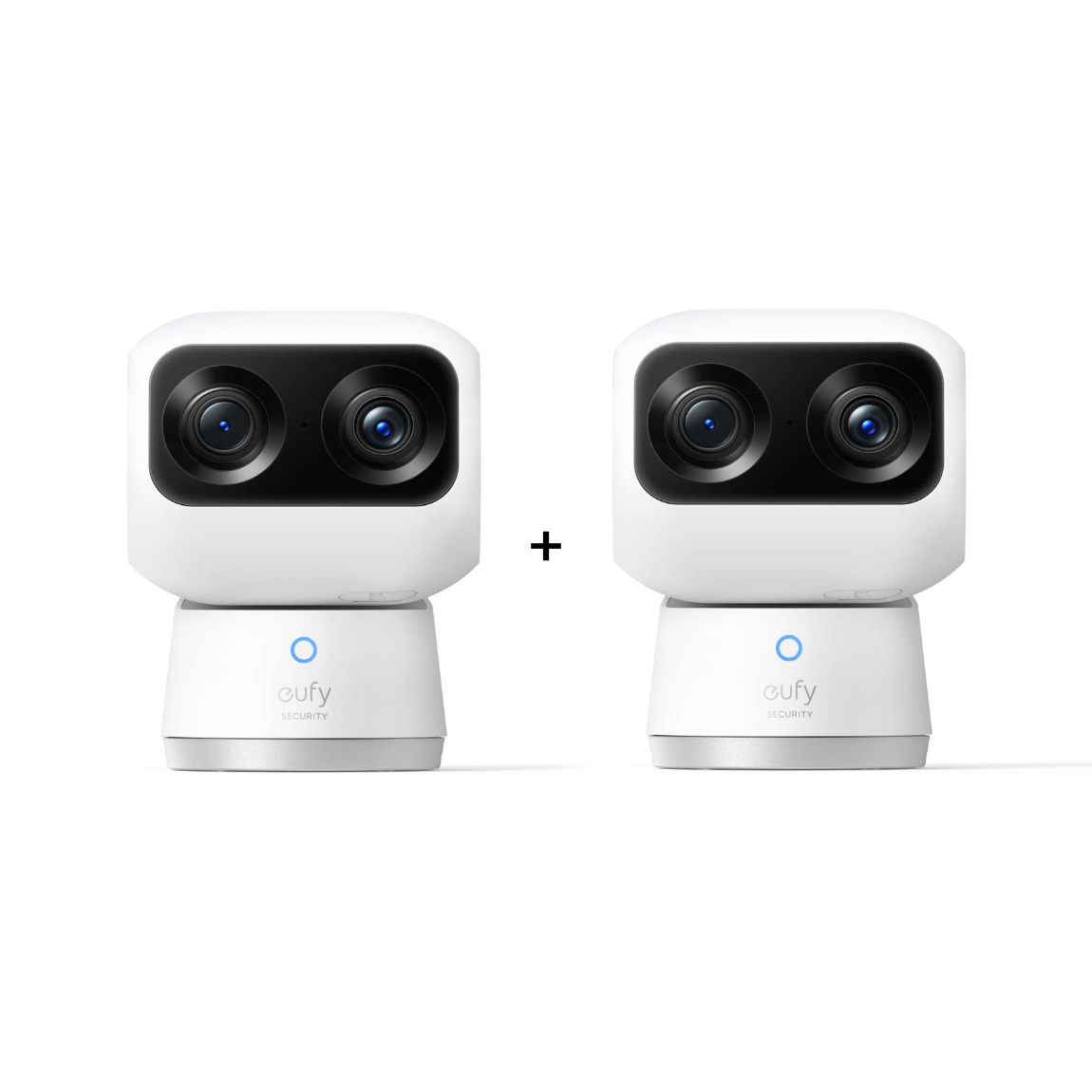 eufy Indoor Cam S350 - 360°-Schwenk-& Neige-Kamera - 2er-Set