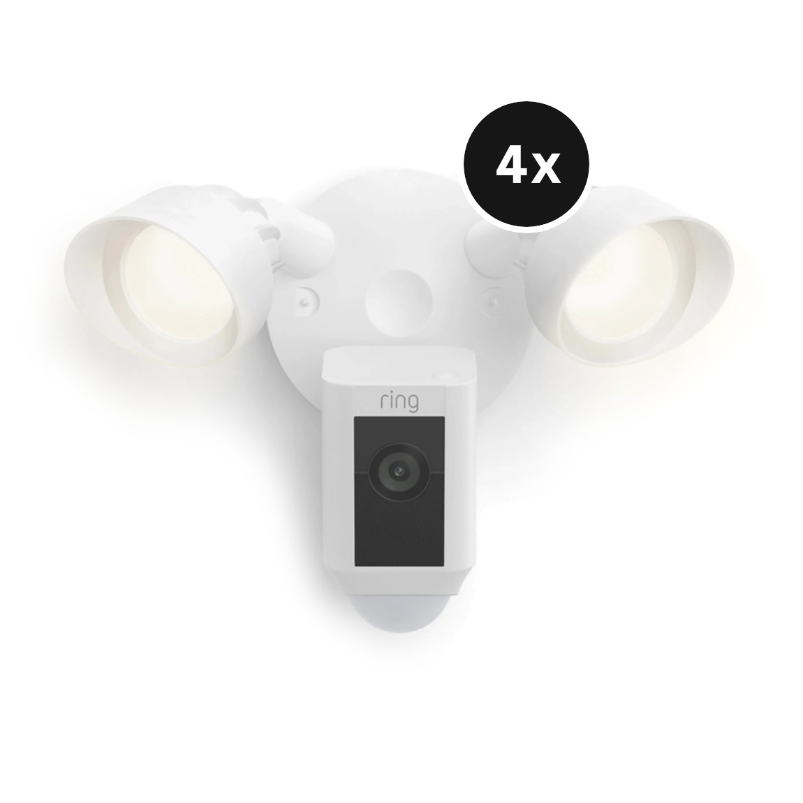 Ring Floodlight Cam Wired Plus - 4er-Set